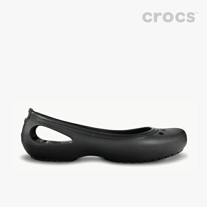 楽天市場 クロックス レディース カディ フラット ブラック Crocs Kadee Flat Black Clustic R