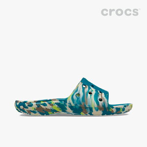 NbNX T_ sUxt Classic Crocs Marbled Slide NVbN NbNX }[uh XCh sYC fB[XCt