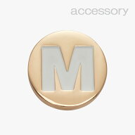 シューズ アクセサリー 《クロックス ジビッツ チャーム》ゴールド レター M// JIBBITZ/Gold Letter M
