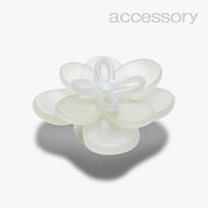 シューズ アクセサリー_1075 《クロックス ジビッツ チャーム》 Blooming White Flower 2 #10015332