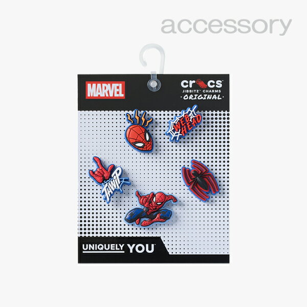 シューズ アクセサリー 《クロックス ジビッツ チャーム》 Spiderman 5Pck #10015108