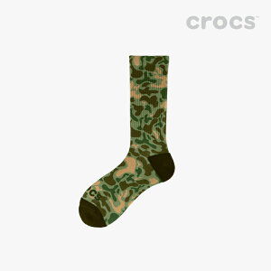 �N���b�N�X �T���_�� �s�O�b�Y�t Crocs Socks Camo Print Crew #214721-3BX-L-XL