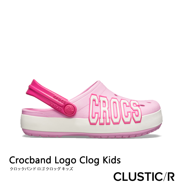 クロックス《キッズ》クロックバンド ロゴ クロッグ カーネーション 最安値 CROCS Carnation 日本最大級の品揃え Crocband Clog Logo