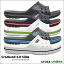 crocs【クロックス】Crocband 2.0 Slide / クロックバンド 2.0 スライド ※※ メンズ レディース サンダル スポーツサンダル ・・・