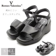 【SS買い忘れ救済クーポン！5％OFF！】 ロメオバレンチノ サンダル レディース オフィス アンクルストラ…