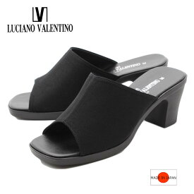 LUCIANO VALENTINO ルチアーノバレンチノ サンダル オフィスサンダル ミュール レディース 靴 黒 ブラック im3900