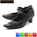 【マラソンラスト26H限定！10％OFFクーポン×P4倍！】 NINE DI NINE ナインディナイン パンプス ストラップ EEE 日本製 痛くない 本革 走れる レディース 黒 靴 24-6805