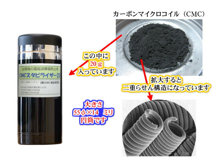 楽天市場】電磁波防止 wifi 5G対応 CMC スタビライザー20 地磁気 