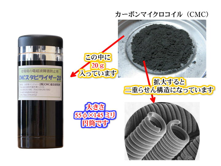 楽天市場】電磁波防止 wifi 5G対応 CMC スタビライザー20 地磁気 