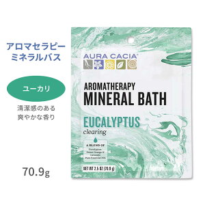 I[JVA A}Zs[~loX [J  70.9g (2.5oz) Aura Cacia Eucalyptus Aromatherapy Mineral Bath NAO GbZVIC oX^C NA XC[gIW o