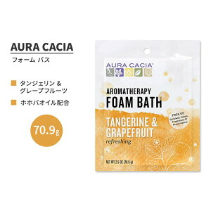 I[JVA ^WF & O[vt[c tH[ oX 70.9g (2.5 oz) AURA CACIA TANGERINE & GRAPEFRUIT FOAM BATH AC ouoXy񂹏izy킹Ĕz