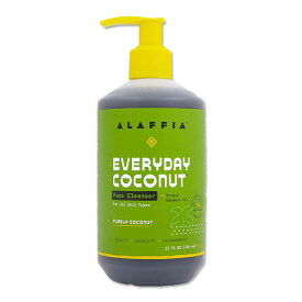 ALAFFIA エブリデイココナッツ 洗顔料 354ml（12floz）アラフィア高品質 植物由来 マッサージ 保湿 女性 バス用品高品質 植物由来 マッサージ 保湿 女性 バス用品【お取り寄せ商品】【合わせて買いたい】