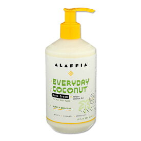 ALAFFIA エブリデイココナッツ フェイスクリーム 354ml（12fl oz）アラフィア EVERYDAY COCONUT Face Cleam Purely Coconut 12floz 354ml【お取り寄せ商品】【合わせて買いたい】