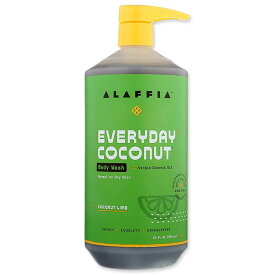 ALAFFIA エブリデイココナッツ ボディウォッシュ 普通肌・乾燥肌向け ココナッツライムの香り 950ml（32floz）アラフィア【お取り寄せ商品】【合わせて買いたい】