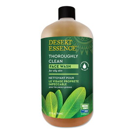 DESERT ESSENCE フェイスウォッシュ オイリー&混合肌用 946ml デザートエッセンスおすすめ商品/ティーツリー/アワプヒ/さっぱり/アクネケア