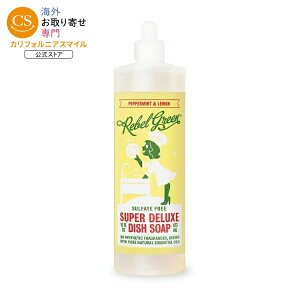 ���x���O���[�� �y�p�[�~���g�������� �X�[�p�[ �f���b�N�X �H��p��� 473mL Rebel Green Peppermint & Lemon Super Deluxe Dish Soap 16 fl. oz. �y�����񂹏��i�z