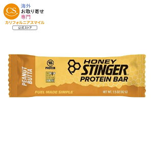 �n�j�[�X�e�B���K�[ �s�[�i�b�c�o�^�[ �v���e�C���o�[ 43g Honey Stinger Peanut Butta Protein Bar 1.5 oz. �y�����񂹏��i�z