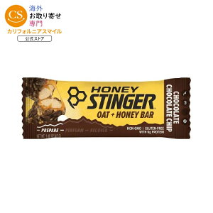 �n�j�[�X�e�B���K�[ �`���R���[�g�`�b�v �I�[�g���n�j�[ �o�[ 42g Honey Stinger Chocolate Chocolate Chip Oat + Honey Bar 1.48 oz. �y�����񂹏��i�z
