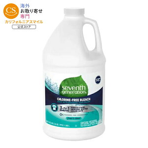 �Z�u���X�W�F�l���[�V���� �t���[���N���A �p���[+ ���f�s�g�p�Y���� 1890mL Seventh Generation Free & Clear Power+ Chlorine-Free Bleach 64 fl. oz. �y�����񂹏��i�z