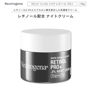 �j���[�g���W�[�i ���s�b�h�����N�����y�A ���`�m�[�� �v��+ �i�C�g�N���[�� 48g (1.7oz) ������ Neutrogena Rapid Wrinkle Repair Retinol Pro+ 0.3% Night Cream Fragrance Free �X�L���P�A ���P�A �r�^�~��A�y�����