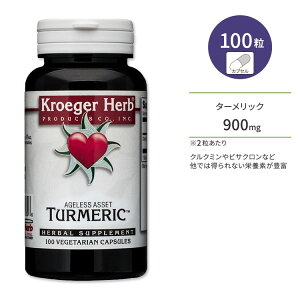 N[K[n[u ^[bN JvZ 100 Kroeger Herb Turmeric ER NN~y񂹏izy킹Ĕz