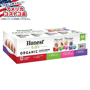�y�A�����J�R�X�g�R�i�z�I�l�X�g�L�b�Y �I�[�K�j�b�N�W���[�X�h�����N �o���G�e�B�p�b�N 177ml(6 fl oz) 40 ���� Honest Kids, Organic Juice Drink, Variety Pack, 6 fl oz, 40-Count �y�����񂹏��i�z�y���킹