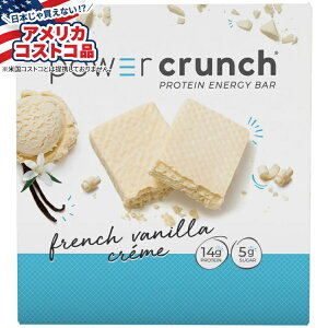 yő1000~OFFN[|zyAJRXgRizp[N`veCGiW[o[At`ojA39g A12{ Power Crunch Protein Energy Bar, French Vanilla, 1.4 oz, 12-county񂹏