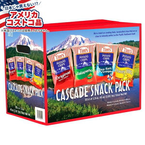 yő1000~OFFN[|zyAJRXgRizeBY JXP[h |eg`bvXA42g AoGeBpbNA30  Tim's Cascade Potato Chips, 1.5 oz, Variety Pack, 30-county񂹏iz