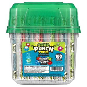 ySiΏہE펞2300~E3800~E41000~OFFN[|zyAJRXgRizT[p`cCXg oGeB 180 Sour Punch Twists, Variety, 180-county񂹏izy킹Ĕ