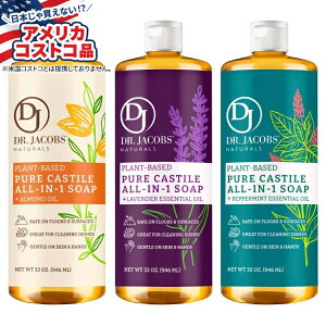 yő1000~OFFN[|zyAJRXgRizhN^[WFCRuXi`YsAJXeB[\[v 907g 3 Dr. Jacobs Naturals Pure Castile Soap, Variety Pack, 32 oz, 3-county