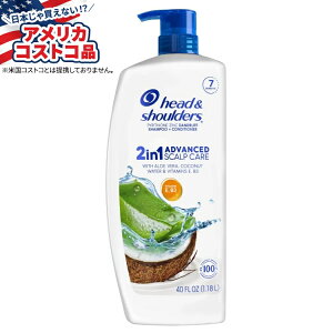 yAJRXgRizwbhV_[Y 2-in-1 Vv[RfBVi[ AhoXhXJvPA Head & Shoulders 2-in-1 Dandruff Shampoo and Conditioner Advanced Scalp Care 1182ml 40fl ozy