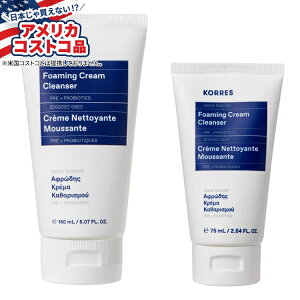 yő1000~OFFN[|zyAJRXgRizKORRES MV[OgAN[NU[A149ml + 2.54tʃIX Zbg KORRES Greek Yoghurt Foaming Cream Cleanser, 5.07 fl oz + 2.54 fl oz Sety