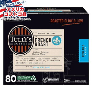 ySiΏہE펞2300~E3800~E41000~OFFN[|zyAJRXgRiz^[YR[q[ t`[Xg KJbv|bh 80 Tully's Coffee French Roast K-Cup Pods, 80-county