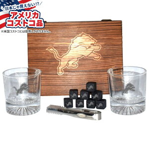 yAJRXgRizNFL ECXL[ bNOX Zbg fgCgECIY pXg[t NFL Whiskey Rocks Glass Set Detroit Lions with Cooling Stones y񂹏izy킹Ĕ