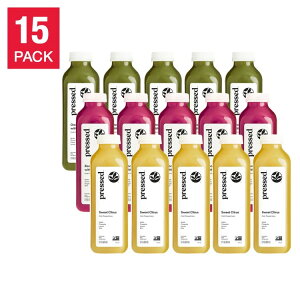 yő1000~OFFN[|zyAJRXgRizR[hvXO[  kނ̋lߍ킹i340g j15 Pressed Cold-Pressed Greens, Roots & Citrus Bundle (12 oz) 15-county񂹏iz
