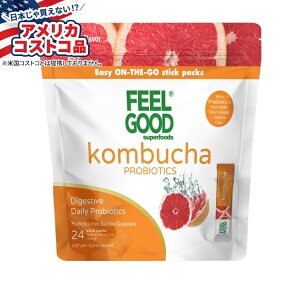 ySiΏہE펞2300~E3800~E41000~OFFN[|zyAJRXgRiztB[Obh Ru`AXeBbNpbN 24 { O[vt[c FeelGood Kombucha, 24 Stick Packs Grapefruity