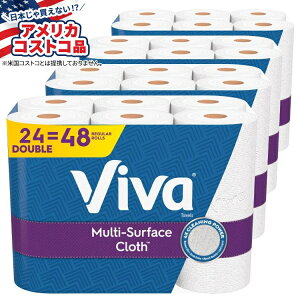�y�|�C���gUP��1��-11��2���z�y�A�����J�R�X�g�R�i�zViva �}���`�T�[�t�F�X �N���X �y�[�p�[�^�I�� �_�u�� 110�� 24������ Viva Multi-Surface Cloth Paper Towels, 2-Ply, 110 Sheets, 24-count �y�����񂹏��i�z