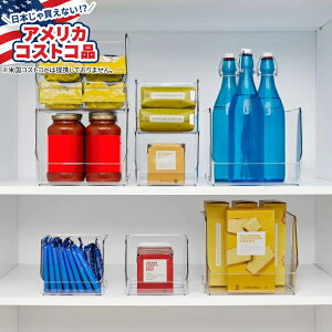 ySiΏہE펞2300~E3800~E41000~OFFN[|zyAJRXgRiziDESIGN X^bLOI[vtgpg[r 8_Zbg iDESIGN Stacking Open Front Pantry Bins, 8-piece Set y