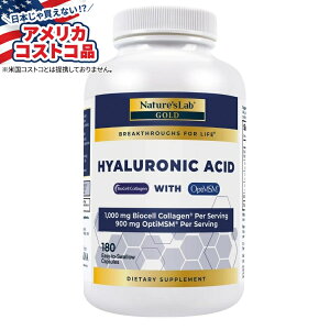 yő1000~OFFN[|zyAJRXgRizlC`[Y{ qA_ oCIZR[Qz 180JvZ Nature's Lab Hyaluronic Acid with BioCell Collagen, 180 Capsules y񂹏iz