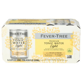 【全品対象・常時2個300円・3個800円・4個1000円OFFクーポン】[3個セット]フィーバーツリー プレミアムライトトニックウォーター 8個入り Fever Tree Soda Tonic Water Lte 8Pk 40.56FO 【お取り寄せ商品】【合わせて買いたい】