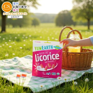 ySiΏہE펞2300~E3800~E41000~OFFN[|z[6Zbg]A[X I[KjbN Oet[ Xgx[RX 142g(5 oz) Yumearth Licorice Strawberry Org y񂹏izy