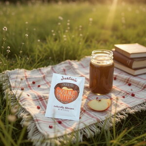 [10Zbg]WXeBY `R[gw[[ibc&A[ho^[ 32g Justins NUT BUTTER HZLNUT SQZ NTRL 1.15OZ y񂹏izy킹Ĕz