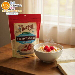 �y�|�C���gUP��2��20��-15���z[4�Z�b�g]�{�u�Y���b�h�~�� �I�[�K�j�b�N�N���[�~�[�����z�b�g�V���A�� 680g Bob's Red Mill Organic Creamy Wheat Hot Cereal �y�����񂹏��i�z�y���킹�Ĕ��������z