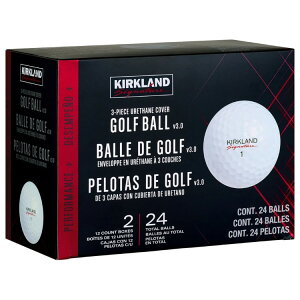 �J�[�N�����h �V�O�l�`���[ �S���t�{�[�� V3.0 24�� Kirkland Signature V3.0 Golf Ball, 2-dozen �y�����񂹏��i�z