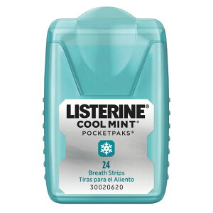 ���X�e���� �N�[���~���g �|�P�b�g�p�b�N �u���X�X�g���b�v 72������ 6�Z�b�g Listerine Cool Mint PocketPak Breath Strips, 72-strip Pack, 6-pack �y�����񂹏��i�z