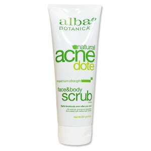 �A���o�E�{�^�j�J[�A�N�l�P�A]�t�F�C�X&�{�f�B�X�N���u 227g Alba Botanica Acne Dote Face & Body Scrub�y�����񂹏��i�z�y���킹�Ĕ��������z