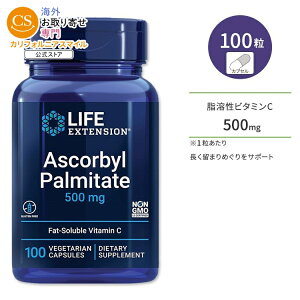 �y�|�C���gUP��1��-11��2���z���C�t�G�N�X�e���V���� �A�X�R���r�� �p���~�e�[�g 500mg �J�v�Z�� 100�� Life Extension Ascorbyl Palmitate �A�X�R���r���_ ���n���r�^�~��C�y�����񂹏��i�z�y���킹��