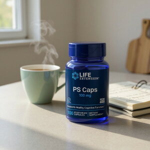 ライフエクステンション PSキャップ 100 mg 100ベジタリアンカプセル Life Extension PS Caps 100 mg, 100 vegetarian capsules【お取り寄せ商品】【合わせて買いたい】