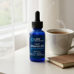 CtGNXeV t̃r^~D3i~gj50 mcg (2000 IU) 29.57 ml Lbh Life Extension Liquid Vitamin D3 (Mint) 50 mcg (2000 IU), 29.57 mly񂹏izy킹Ĕz
