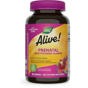 lC`[YEFC ACu vi^ }`r^~ ADHAzO~ 90 Alive! Prenatal Multi-Vitamin w/ Plant DHA Gummies 90 Gummies y񂹏izy킹Ĕz